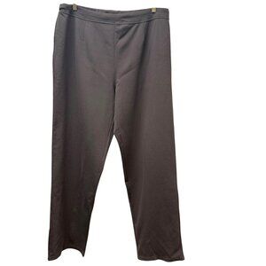 Eileen Fisher Womens Pants Plus Size 1X Taupe Brown Straight Leg Stretch Pull On